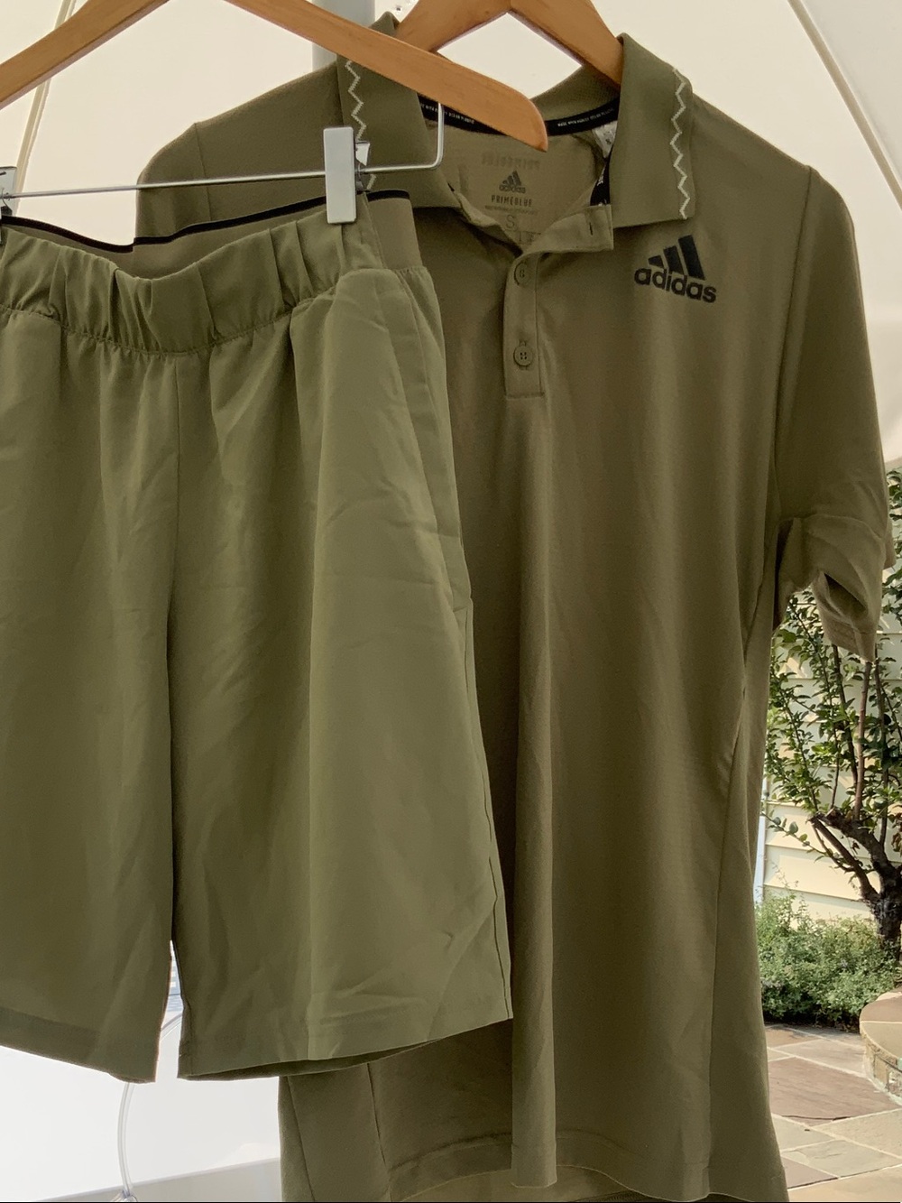 Adidas Club Tennis Shorts and Polo Shirt